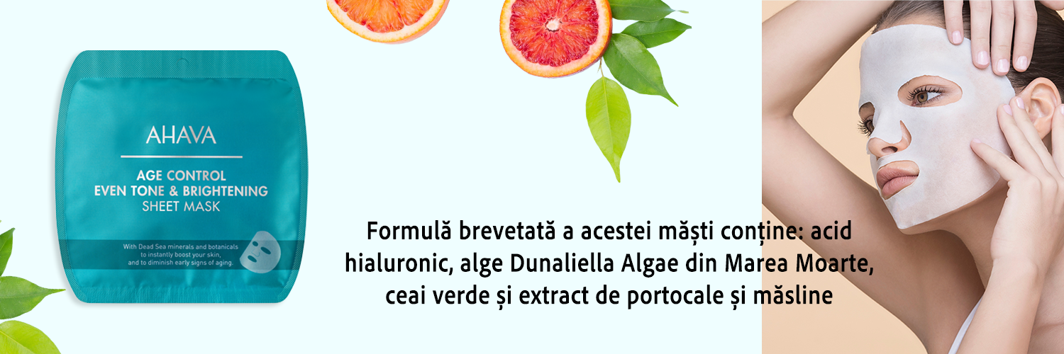 Masca pentru &icirc;ntinerirea și fermitatea tenului Age Control, 17 g, Ahava